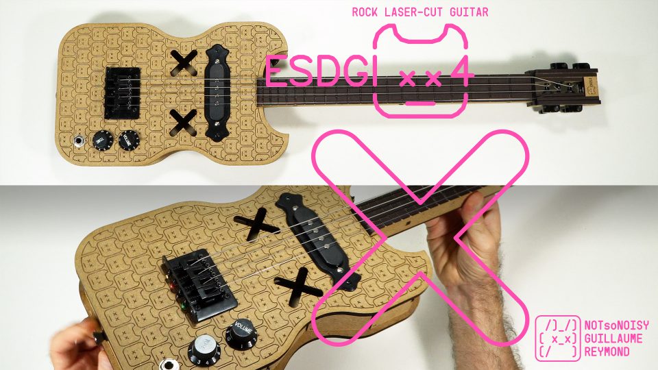 Esdgi4 laser cut guitar