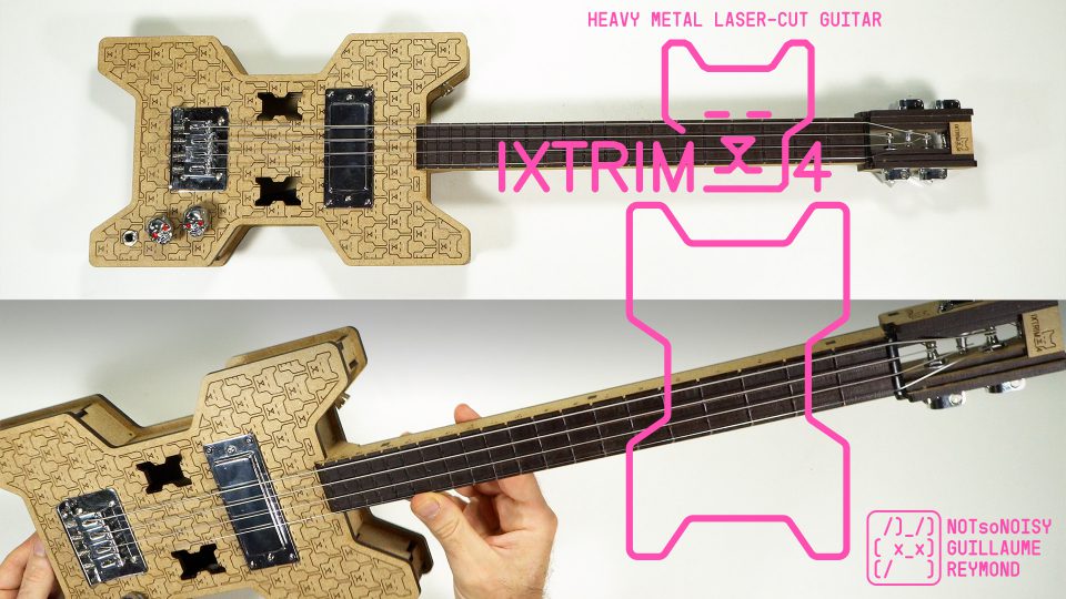 Ixtim4 laser cut guitar