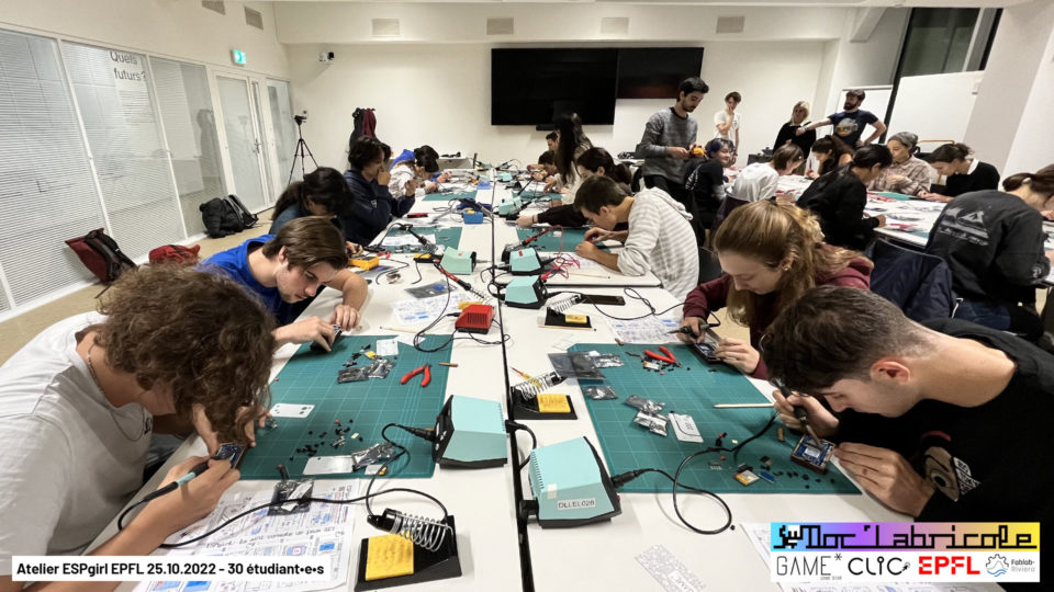 Atelier ESPgirl à l’EPFL