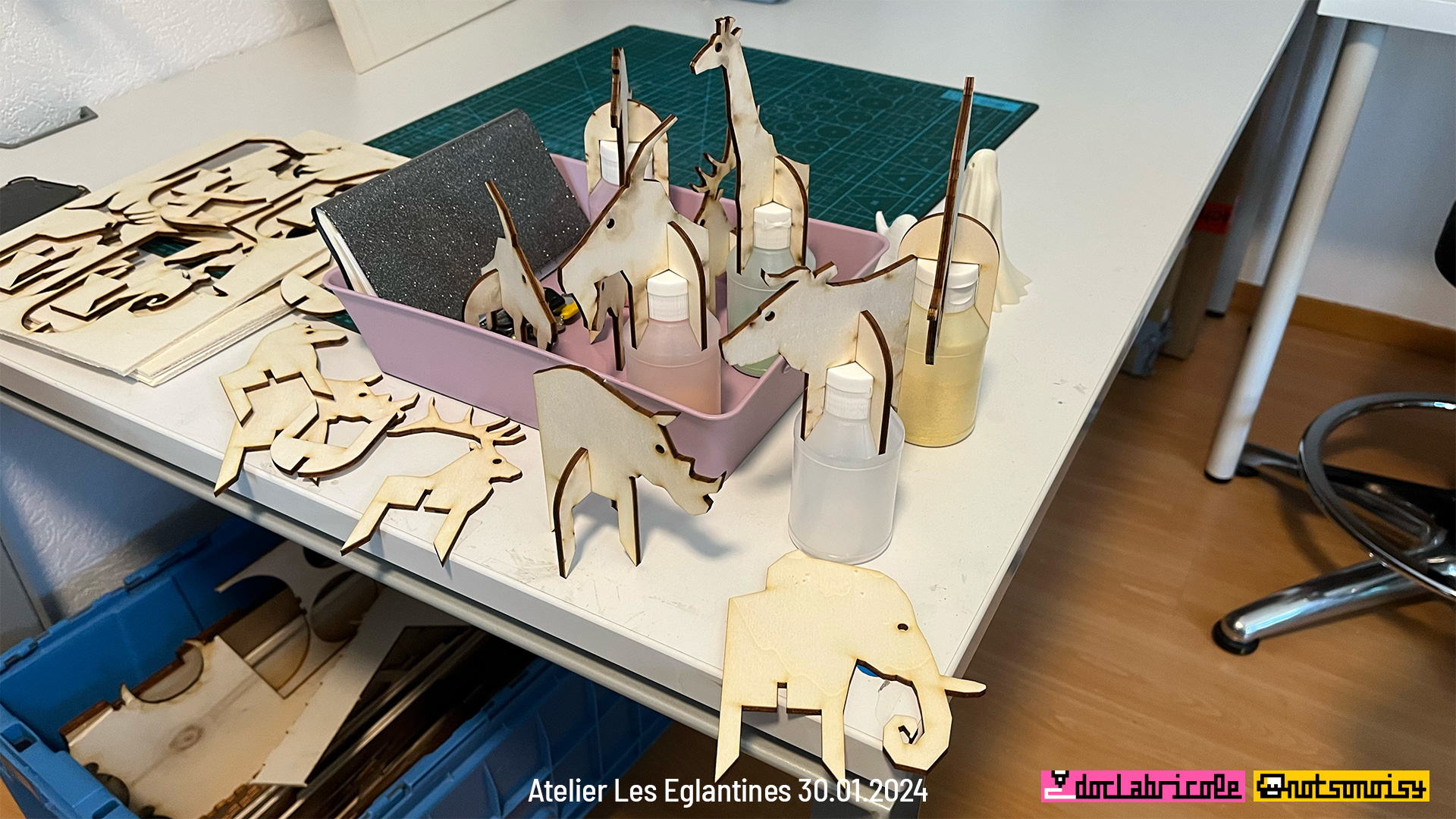Atelier laser avec Les Eglantines 2