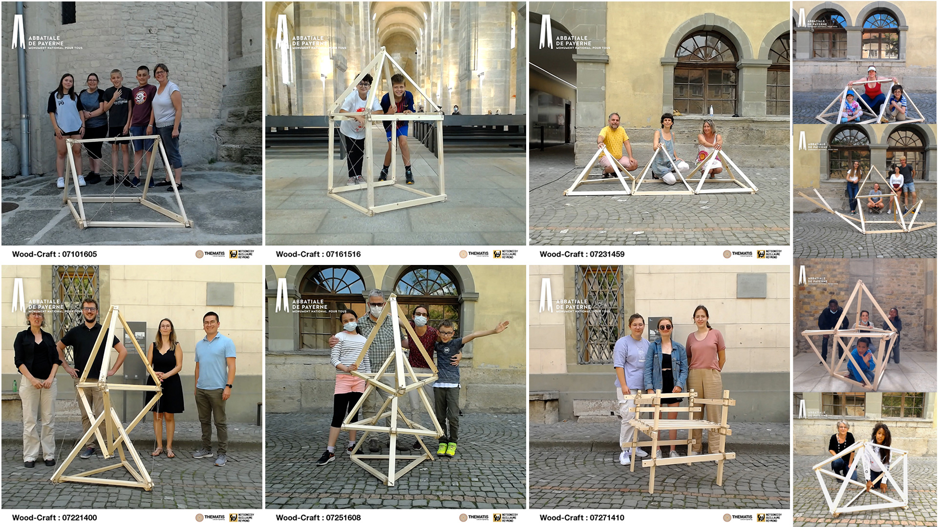 le projet artistique participatif "Wood-Craft" à l'Abbatiale de Payerne