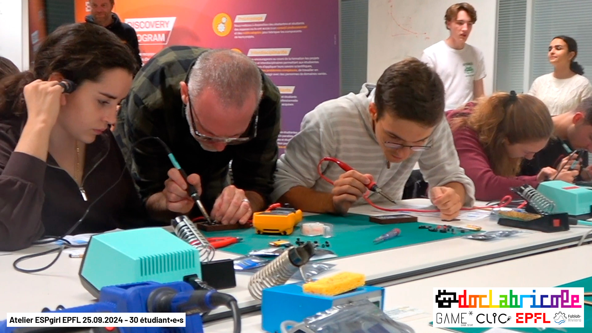 Atelier ESPgirl à l’EPFL 2