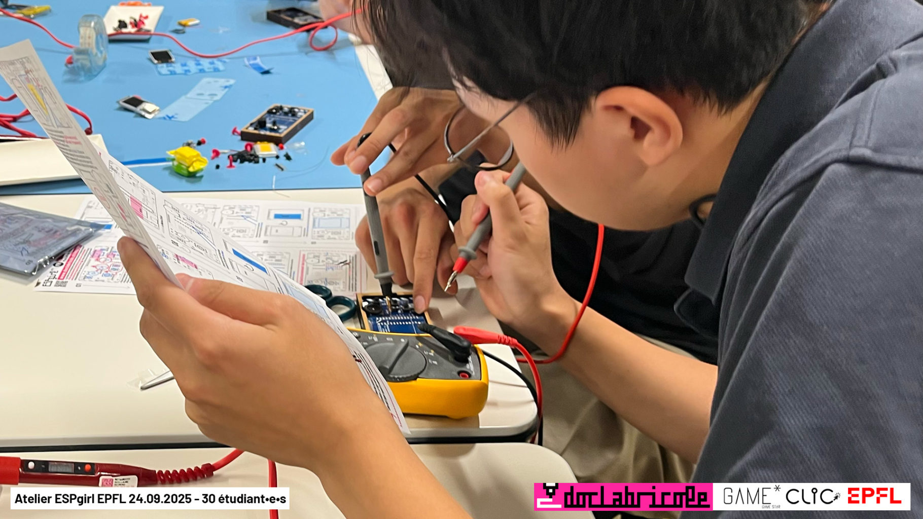 Atelier ESPgirl à l’EPFL 3