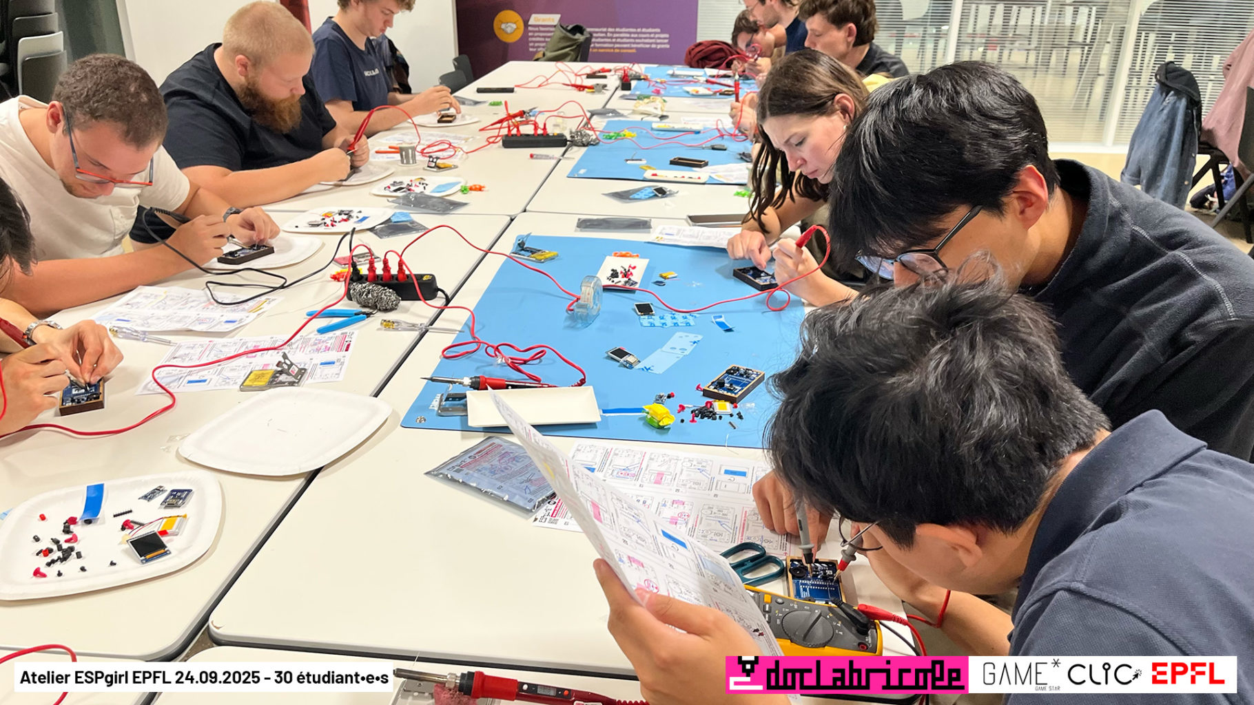 Atelier ESPgirl à l’EPFL 3