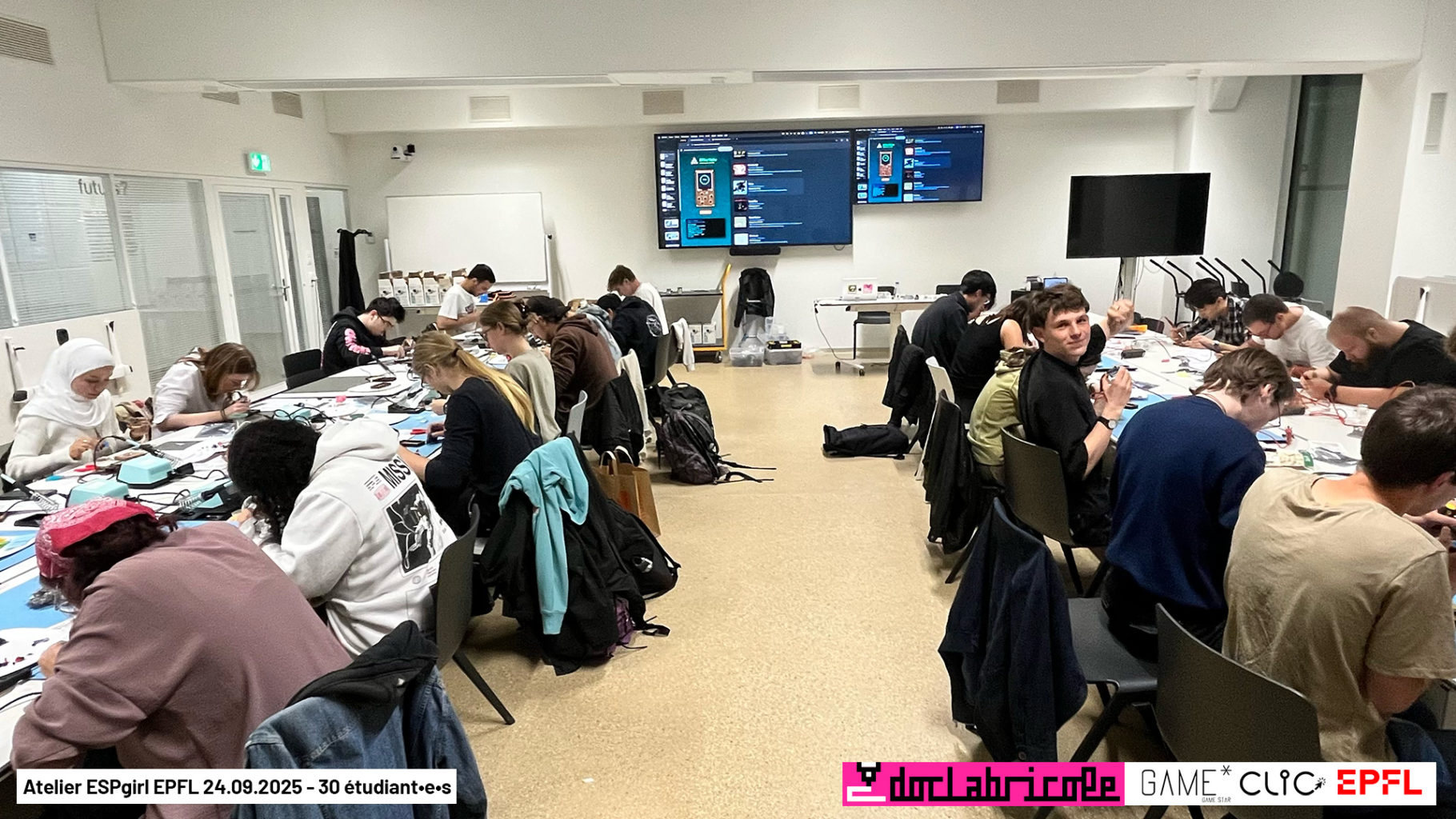 Atelier ESPgirl à l’EPFL 3