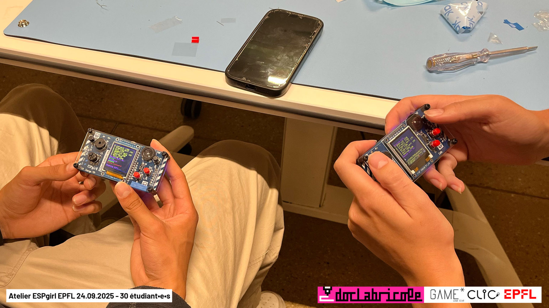 Atelier ESPgirl à l’EPFL 3