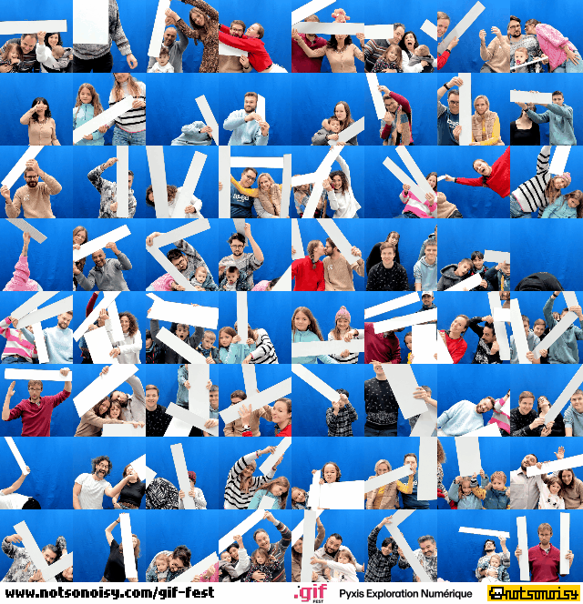 GIF participatif capté le 23.11.2025 avec les visiteur•euses du GIFfest