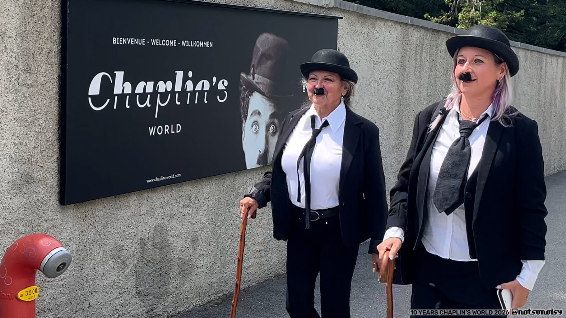 logo humain Chaplin's World par notsonoisy Guillaume Reymond