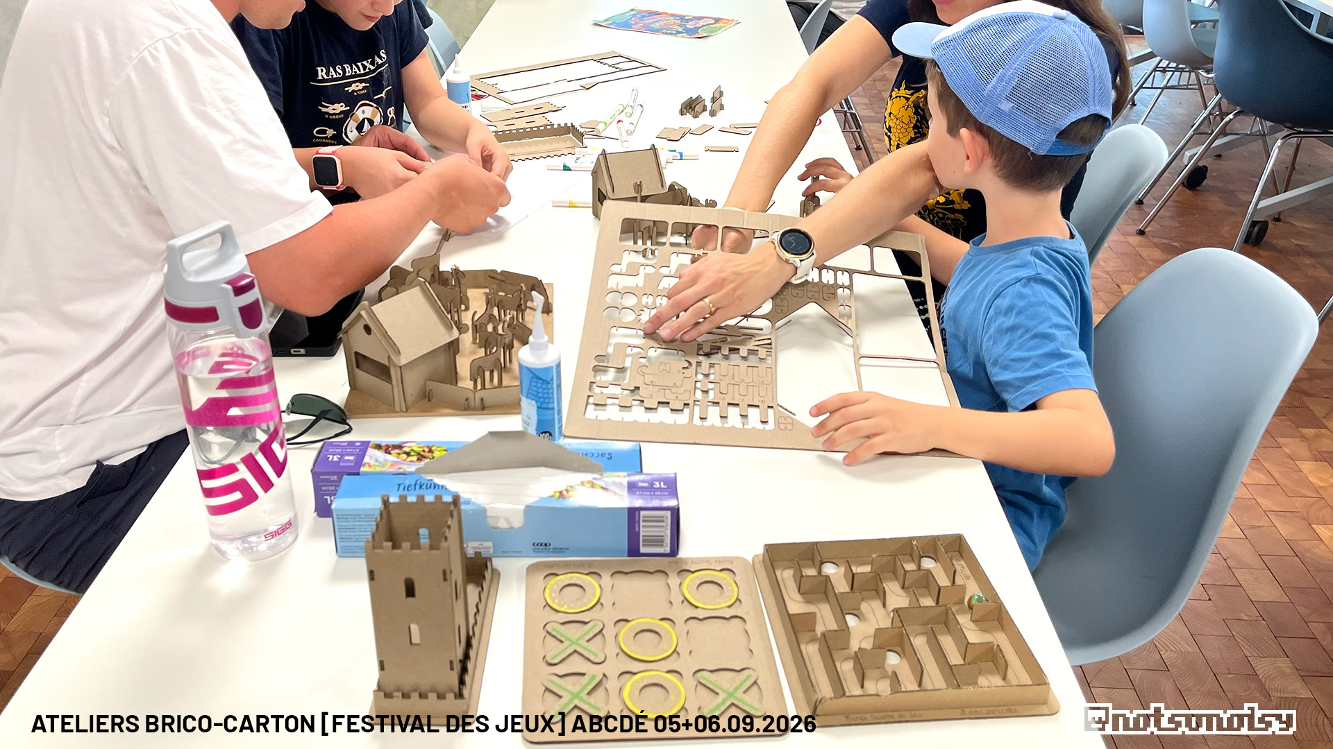 8 ateliers Brico-carton [Festival des Jeux]